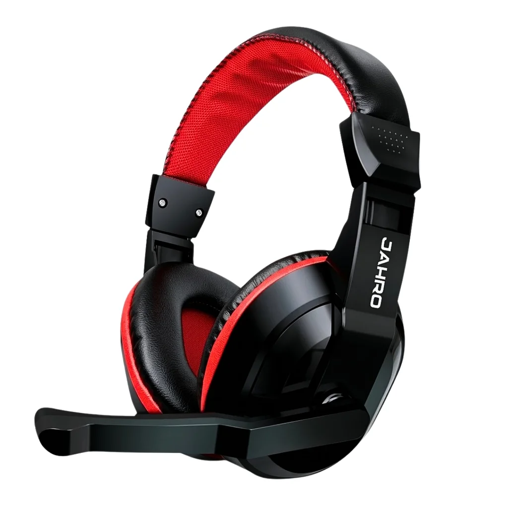 Auriculares Gamer Over-ear Jahro GH-112 Negro con Micrófono Negro