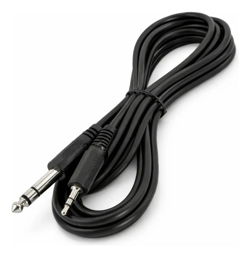 Cable Plug 1/4 Stereo a Plug 3.5MM Stereo Jahro 4 MTS 3664