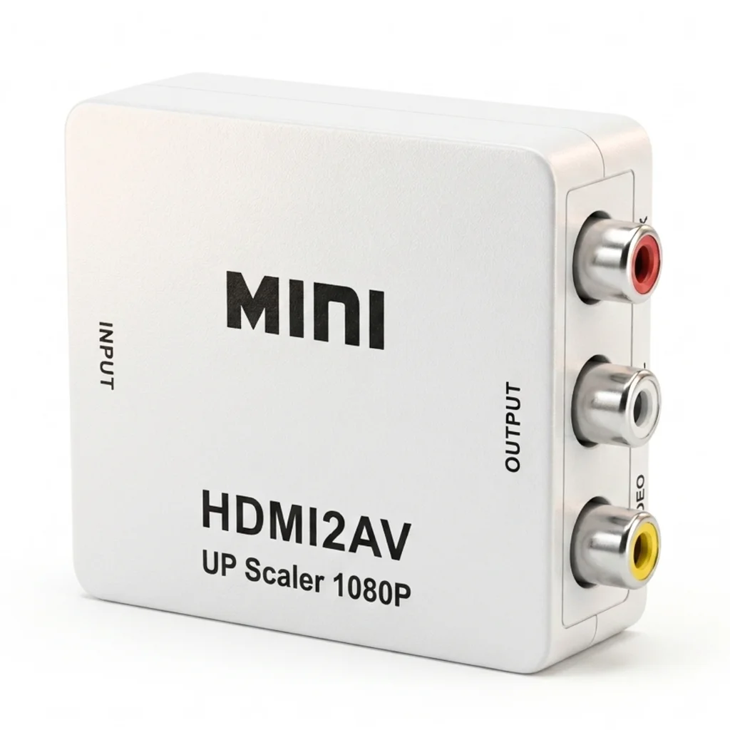 Conversor HDMI a RCA Adaptador 1080P Activo HDMI2AV Duaitek