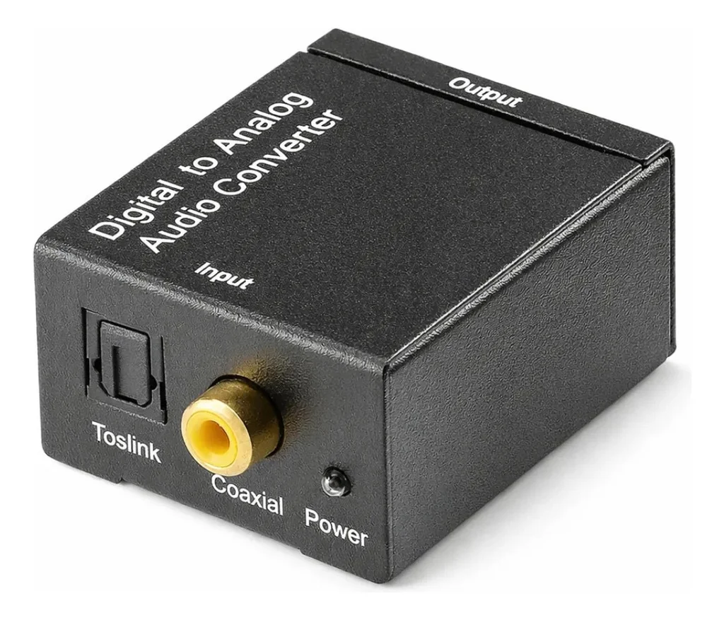 Convertidor Audio Digital a Analogico Coaxial Optico a RCA RCA2COAX