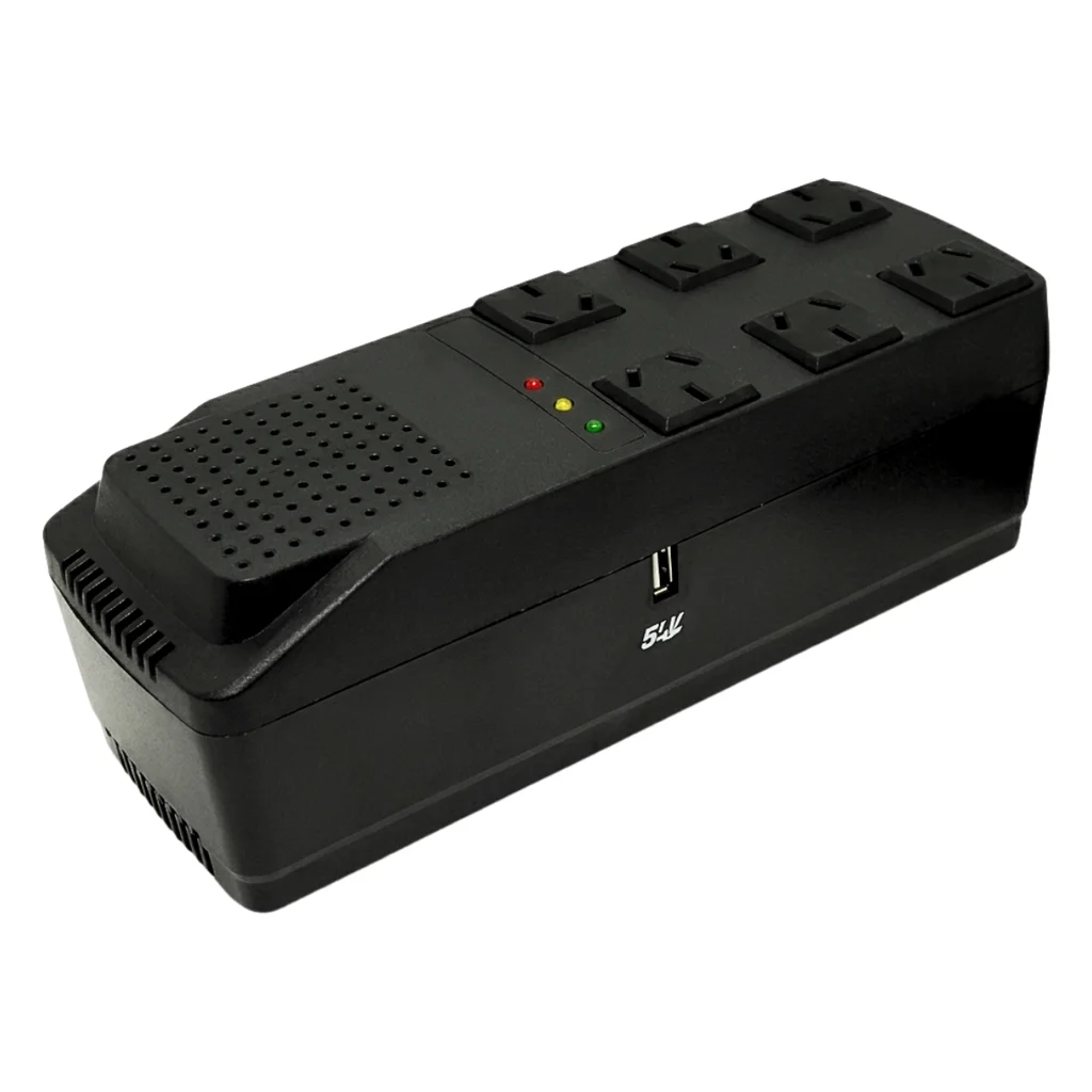 Estabilizador Tensión 1200VA Lyonn TCA-1200NV 6 Tomas 220V
