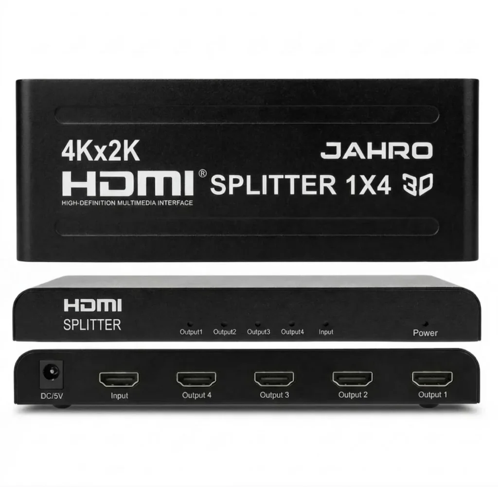 Splitter HDMI 1 X 4 4K 2K Full HD 3D 4 Pantallas Jahro 3592