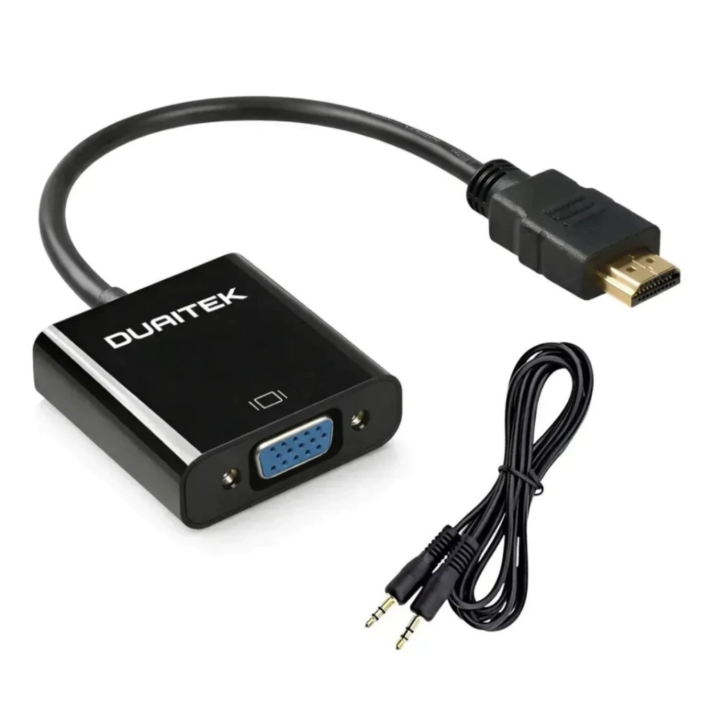 Conversor HDMI a VGA 1080P + Audio Convertidor HDMI2VGA-1 Negro