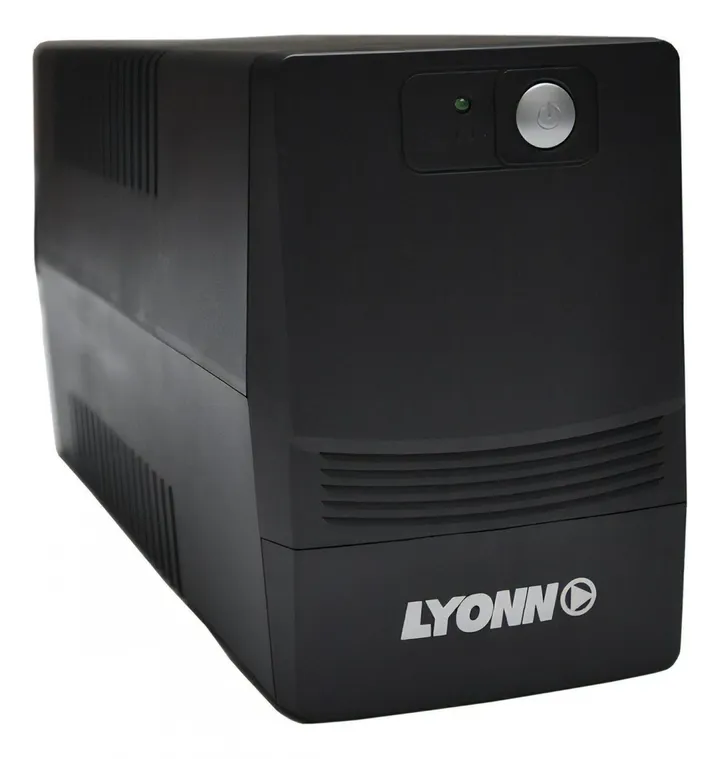 Ups Estabilizador Lyonn DESIRE-500KS 500W 500VA + Soft + USB Color Negro